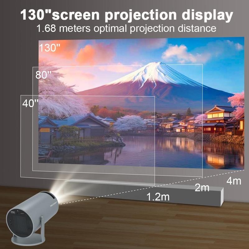 Portable Projector, Multifunctional Projector for Home Cinema.